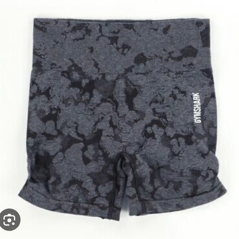 Gymshark grey camp high rise biker shorts M